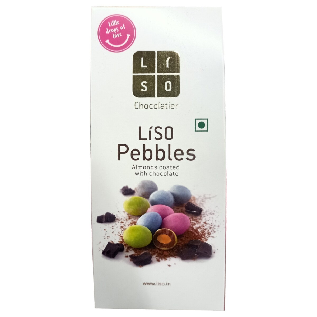 Liso Chocolate Pebbles 90g