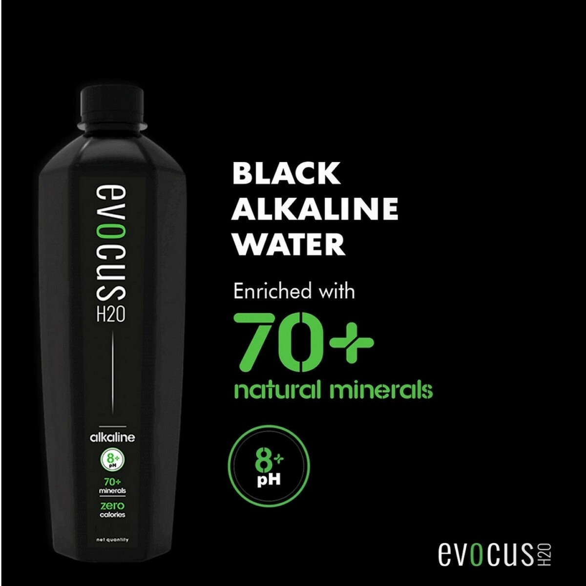 Evocus Alkaline Black Water 250ml