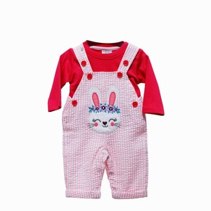 Wonder child Full Sleeves Tee With Striped  Style Dungaree