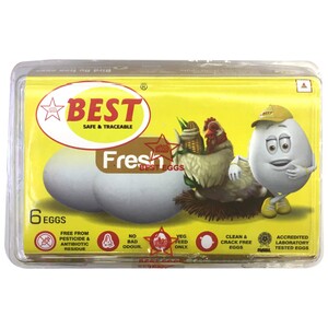 Best Fresh White Egg 6's
