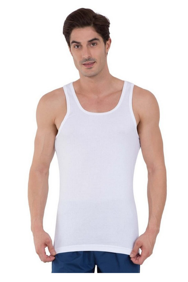 JOCKEY Mens Gym Vest 9922 1Pc WHITE SMALL