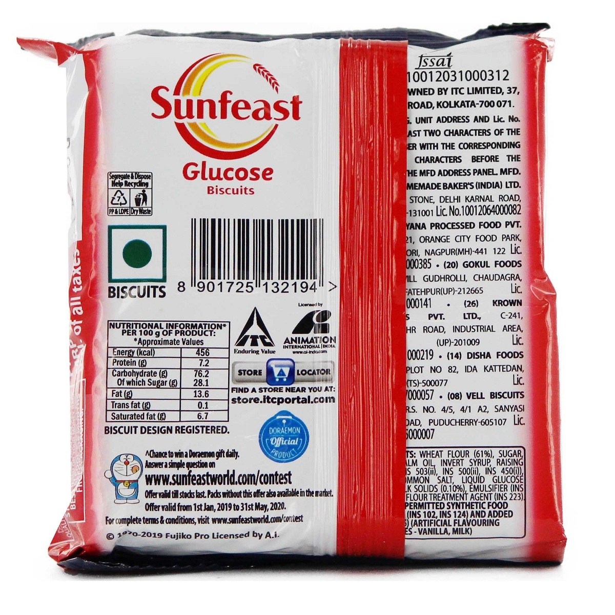Sunfeast Glucose Biscuits 96g