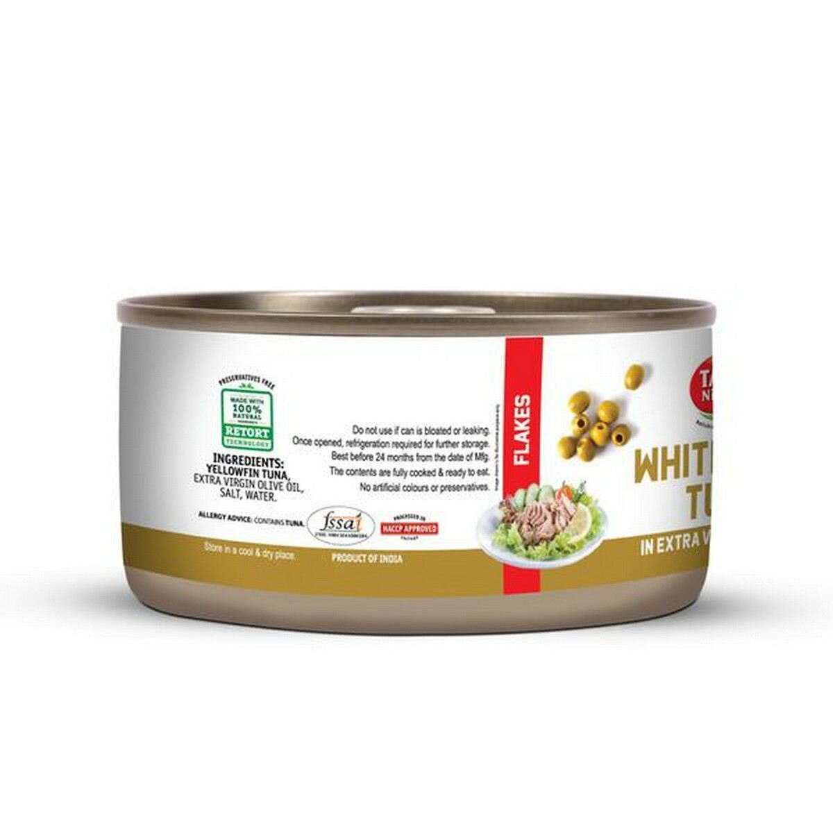 Tasty Nibbles  White Meat Flakess In Irgin Olive Oil  185G