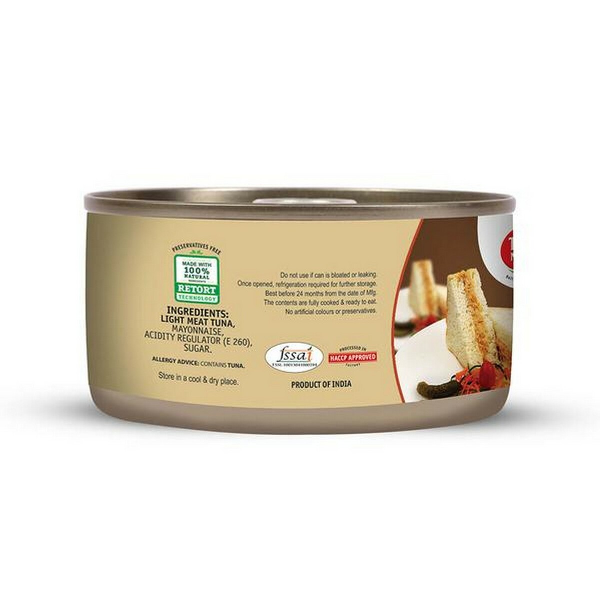 Tasty Nibbles Light Meat Tuna In  Mayonnaise 185G