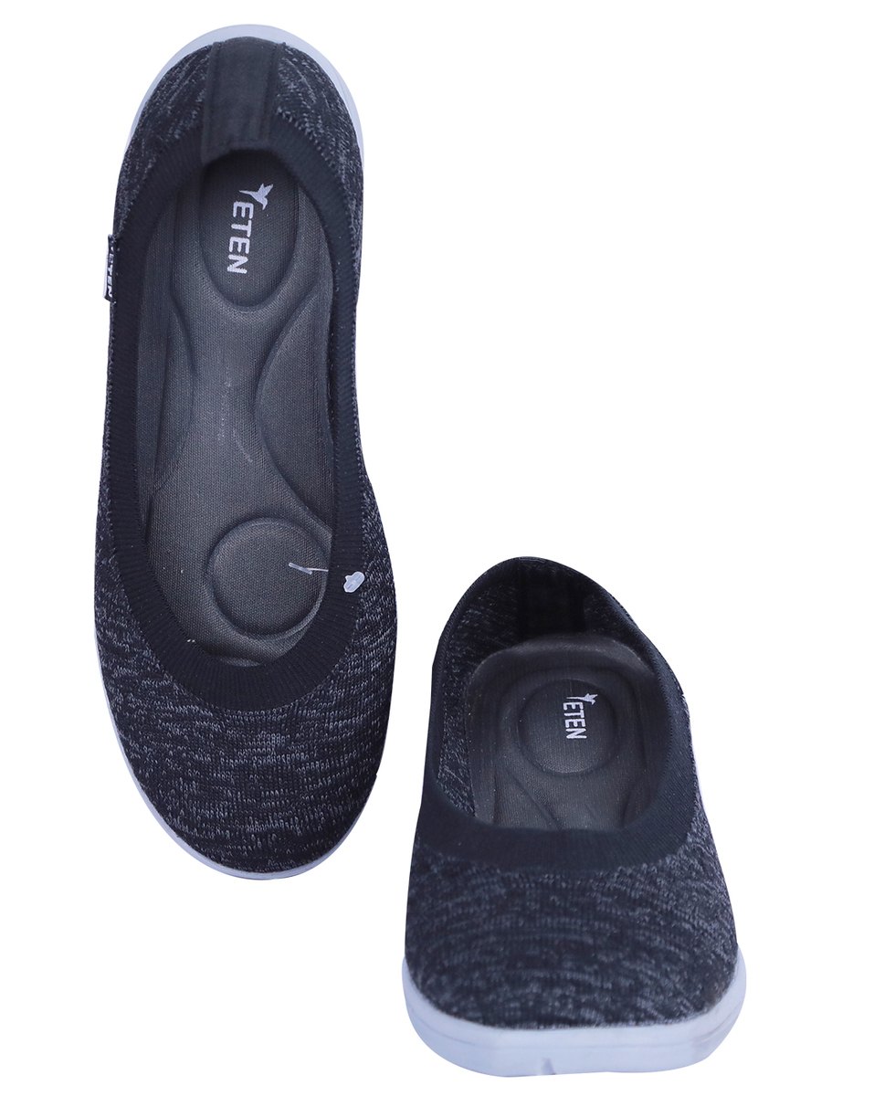 Eten Woman Textile Black Slip-On  Casual Shoes