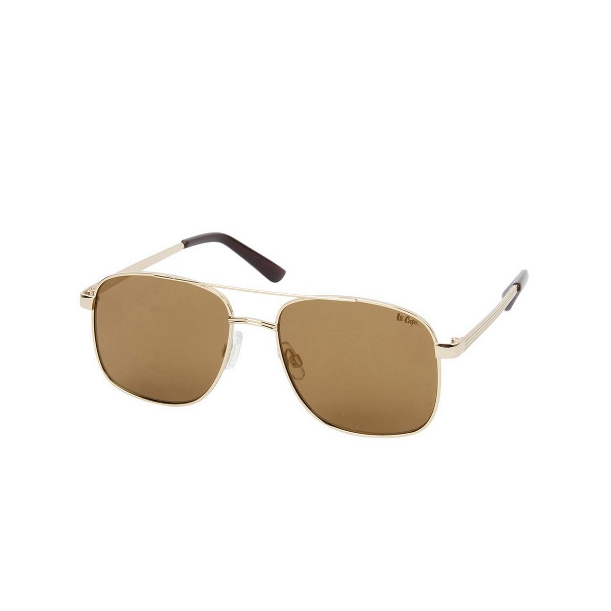 Lee Cooper Male Gold Frame With Gold Lens Sunglass