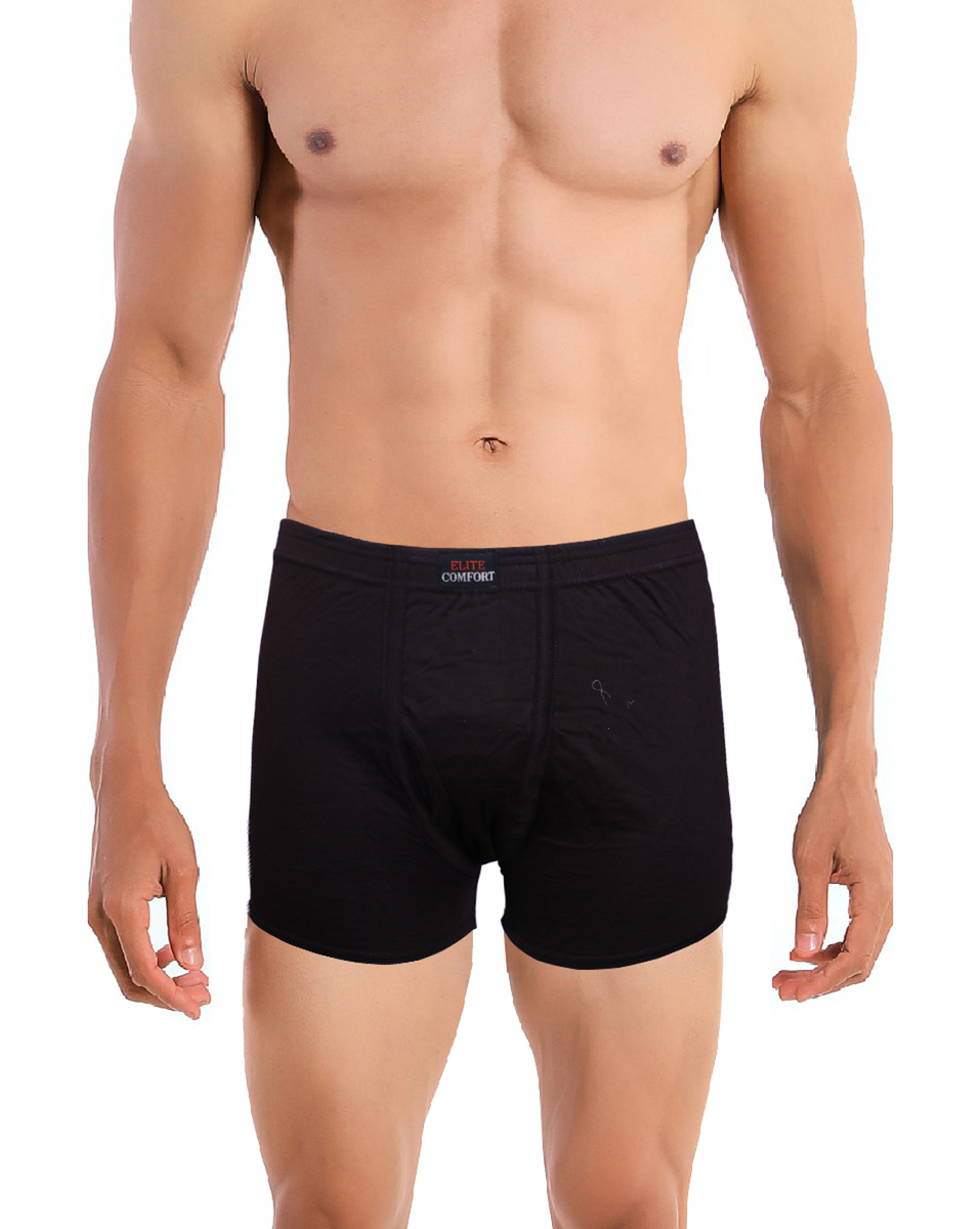 Elite Comfort Mens  Assorted Colour Solid Under Shorts 3 Piece Set