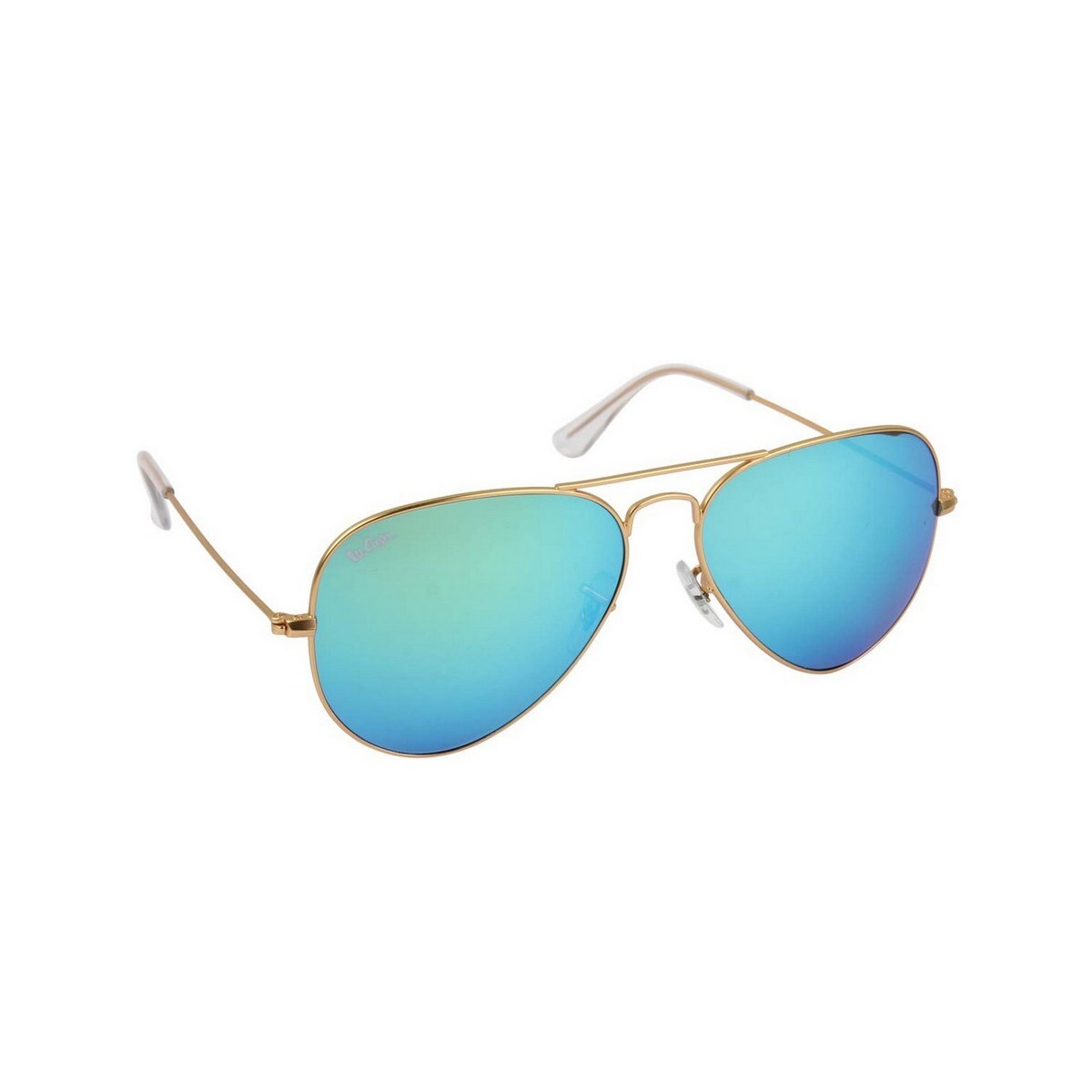 Lee Cooper Unisex Gold Frame With Blue Lens Sunglass