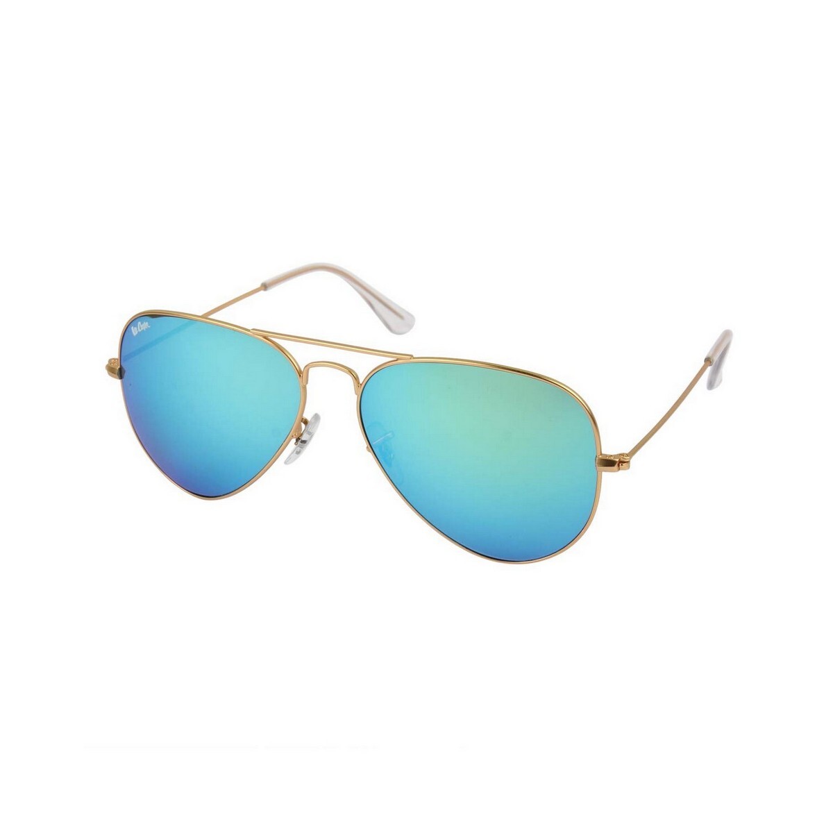 Lee Cooper Unisex Gold Frame With Blue Lens Sunglass