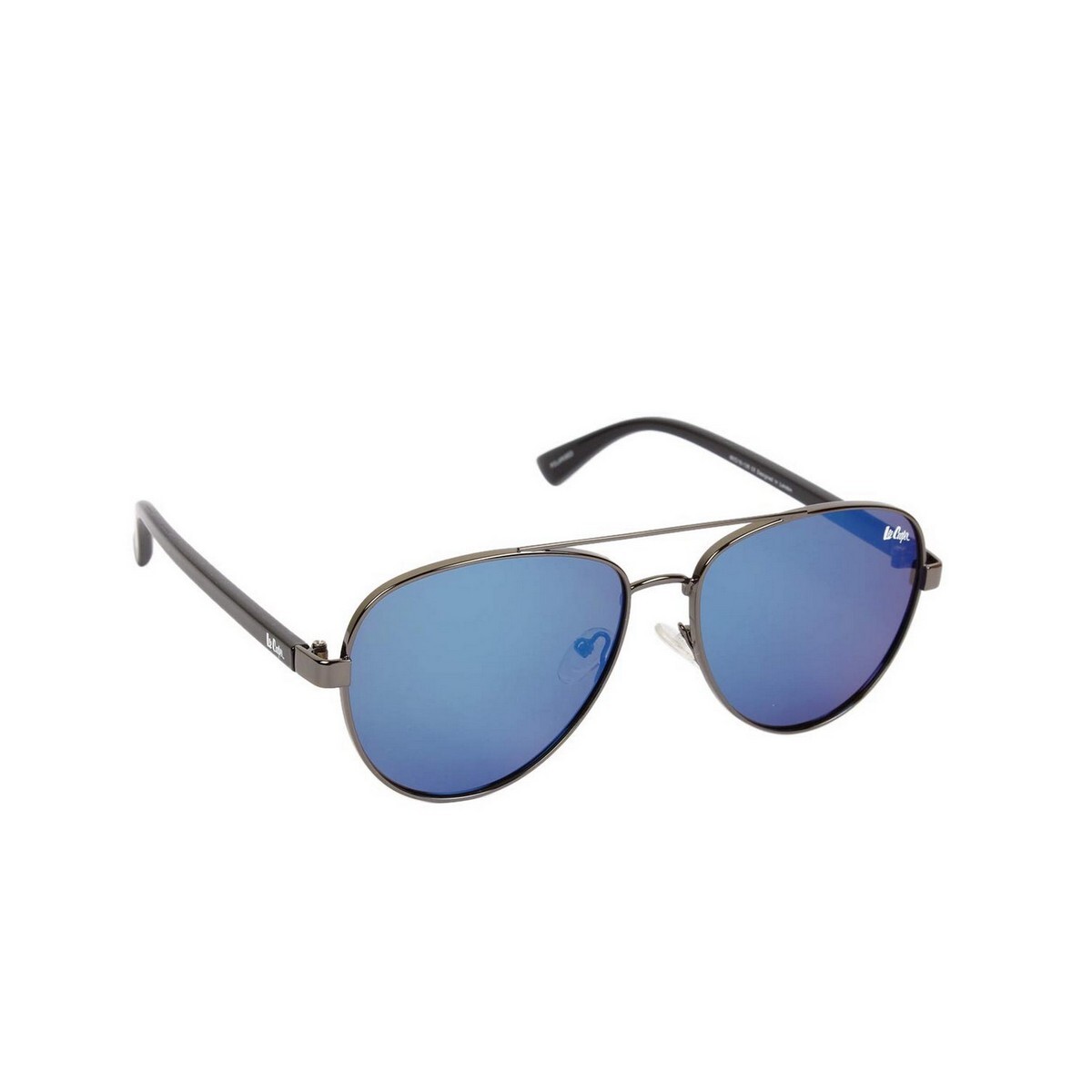 Lee Cooper Male Silver Frame With Blue Lens Sunglass