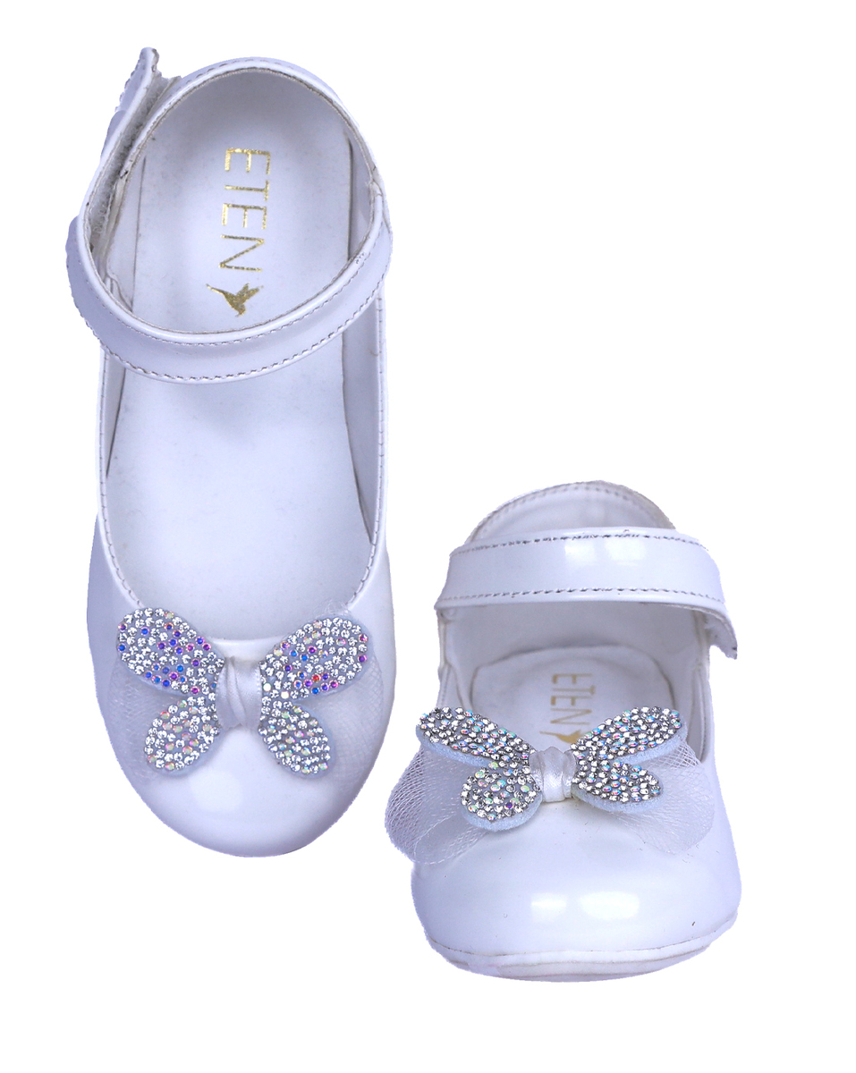 Eten Girls Synthetic White Velcro Shoes