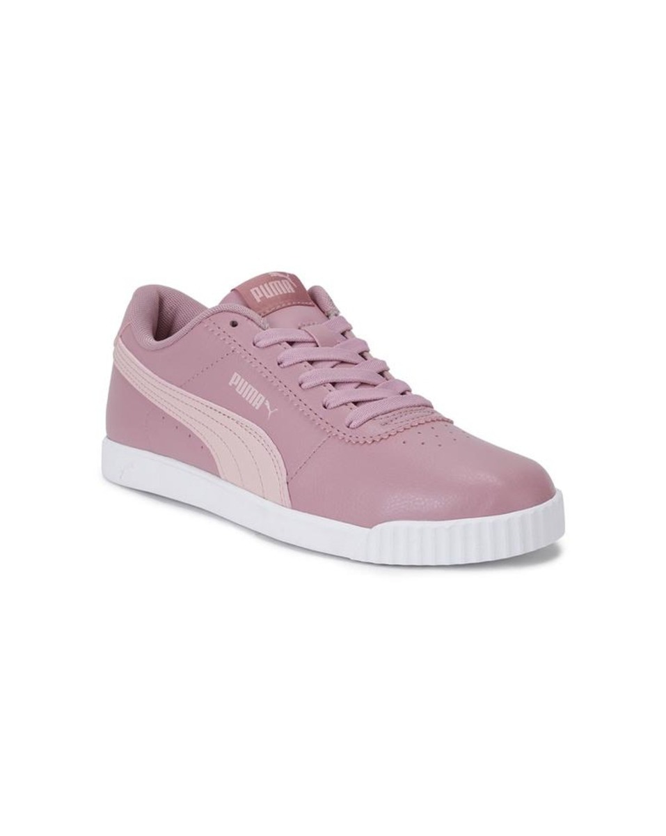 Puma Ladies Synthetic Leather Pink Lace Up Sports Shoes