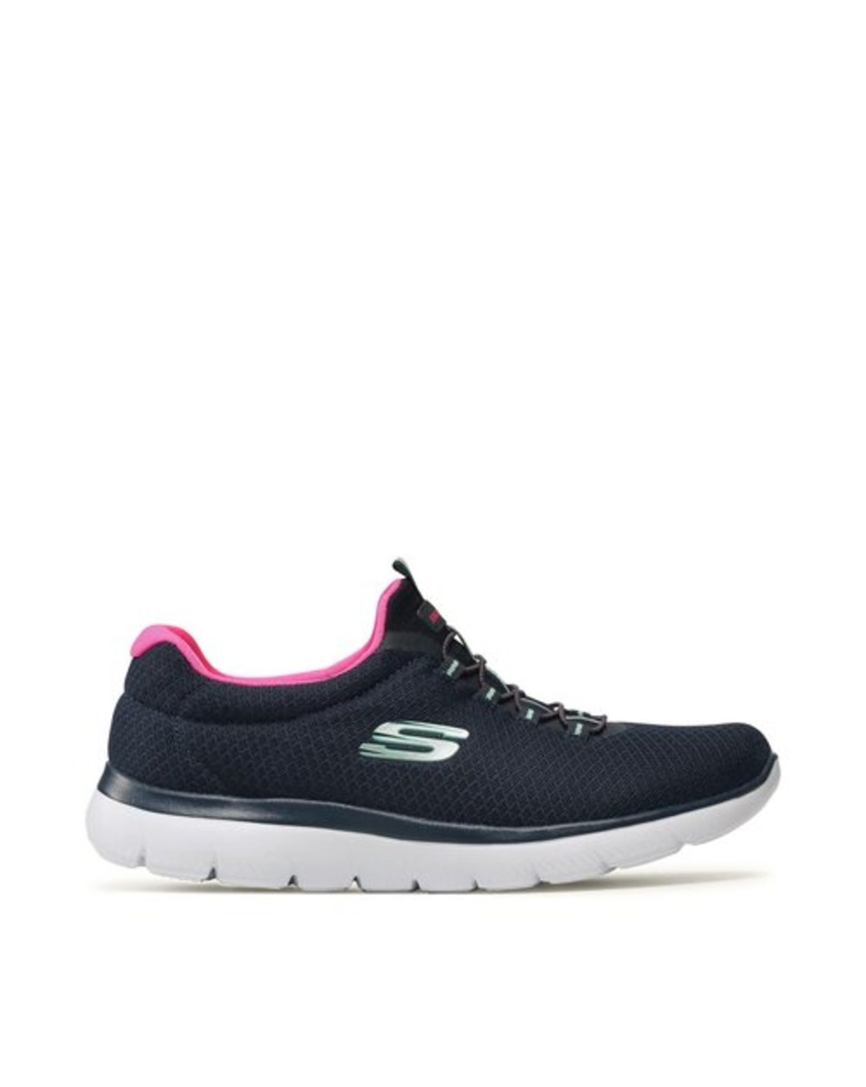 Skechers Ladies Textile Black Slip-On Sports Shoes