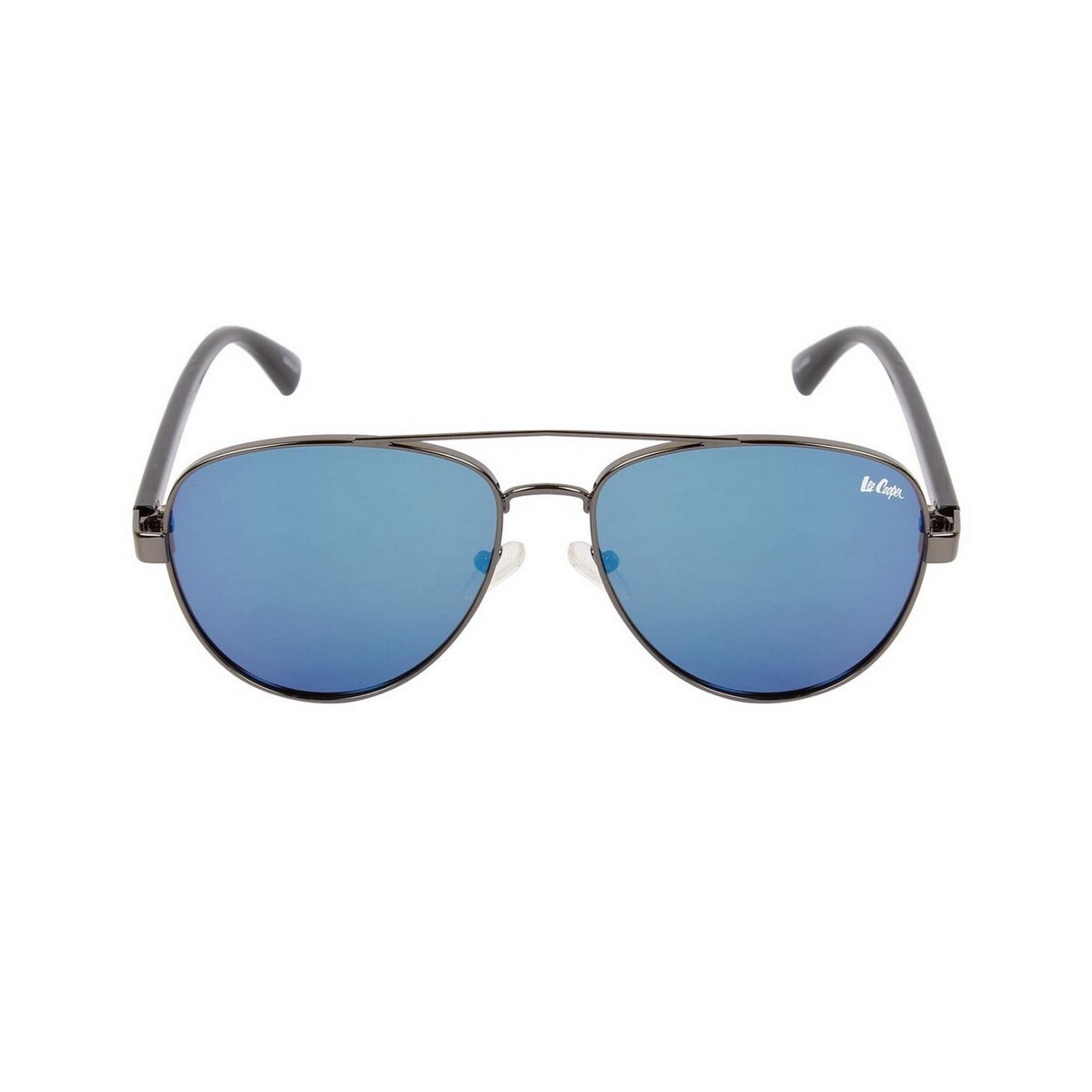 Lee Cooper Male Silver Frame With Blue Lens Sunglass