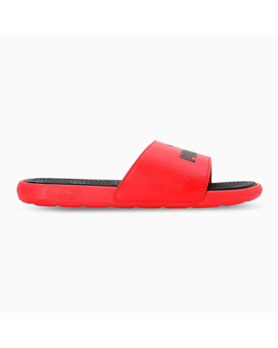 Puma Ladies Synthetic Red Slip On Sandals