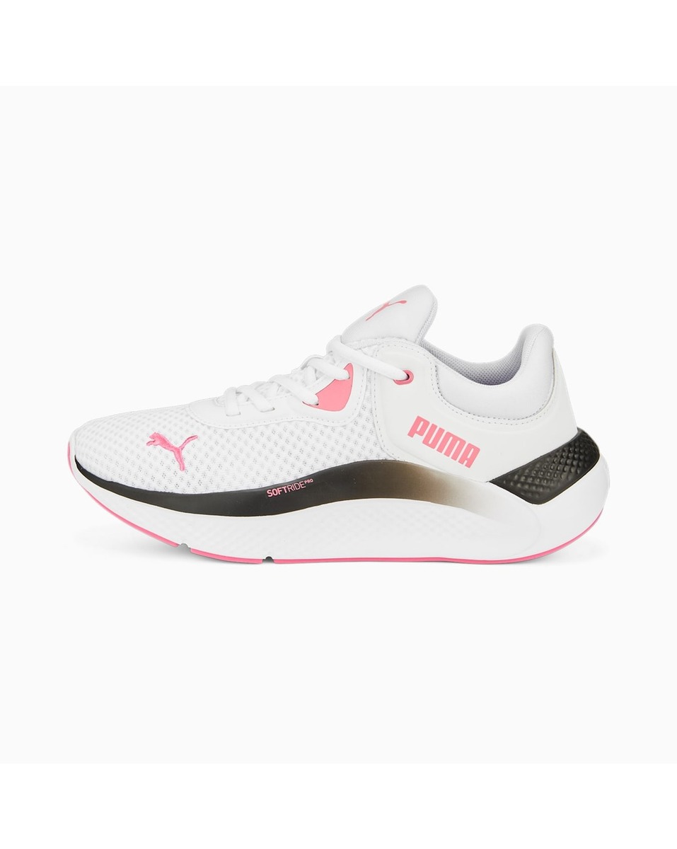 Puma Ladies Softfoam White Slip on Sports Shoes