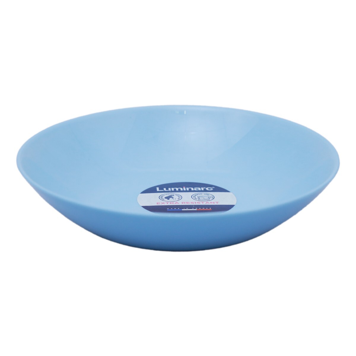 Luminarc Diwali Soup Plate Light Blue 20cm