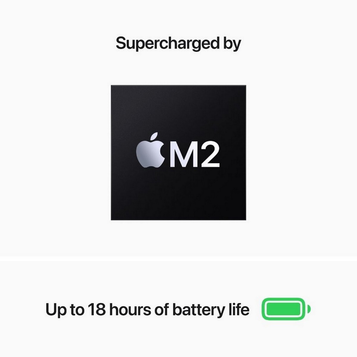Apple MacBook Air Apple M2 - (8 GB/256 GB SSD/Mac OS Monterey) MLY33HN/A (13.6 Inch, Midnight, 1.24 Kg)