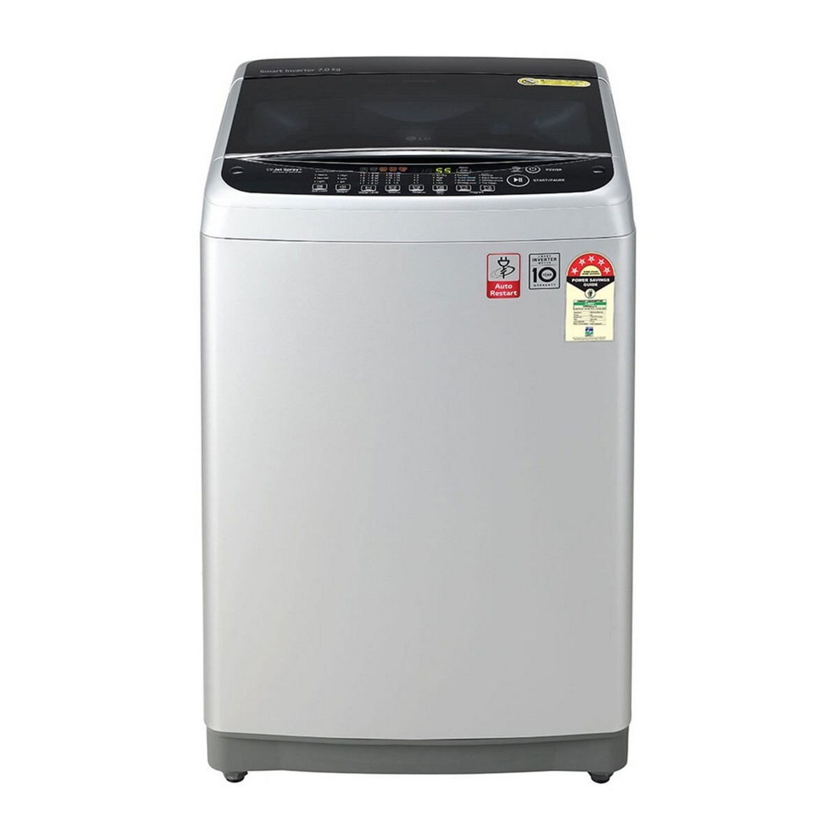 LG Top Load Washing Machine T70AJSF1Z 7Kg Middle Silver