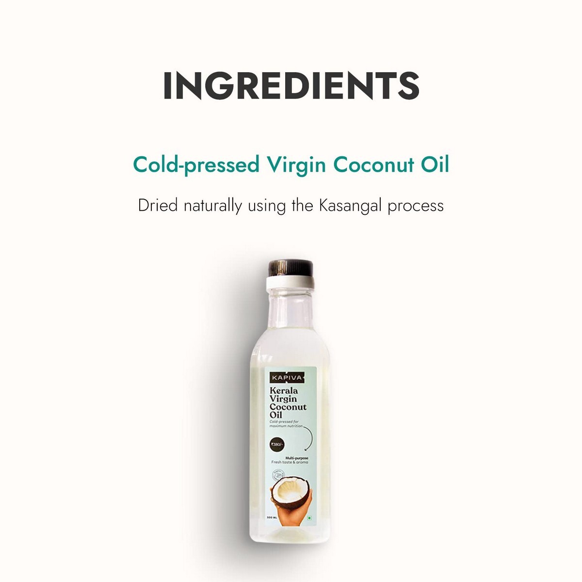 Kapiva Virgin Coconut Oil 500Ml