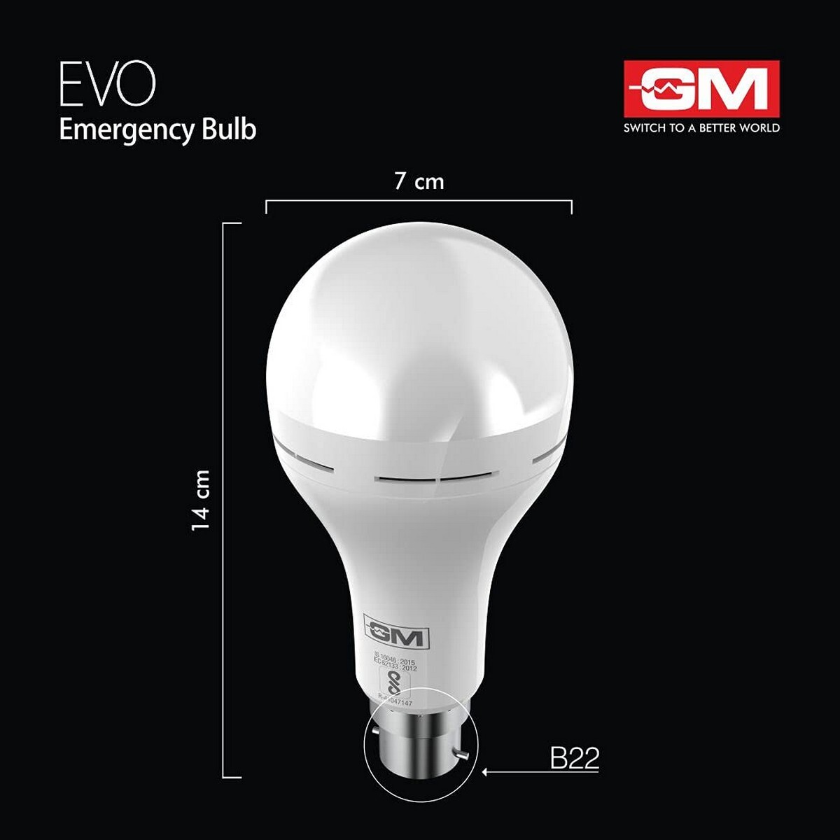 GM Evo 9Watt Emergency Bulb