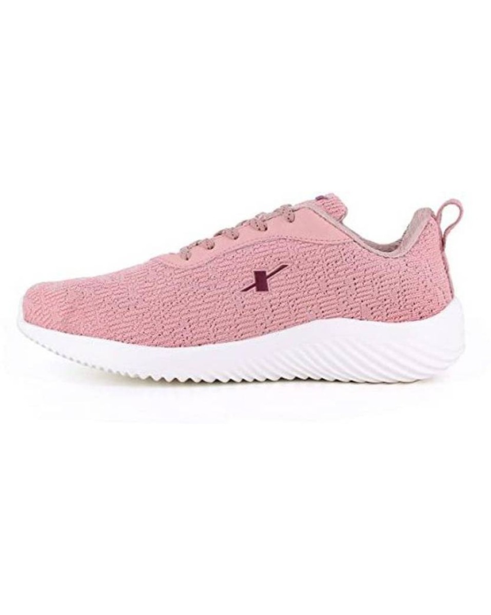 Sparx Ladies Mesh Pink Lace-Up Sports Shoes