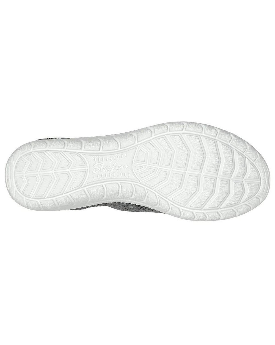 Skechers Ladies Mesh Grey Slip-On Sports Shoes