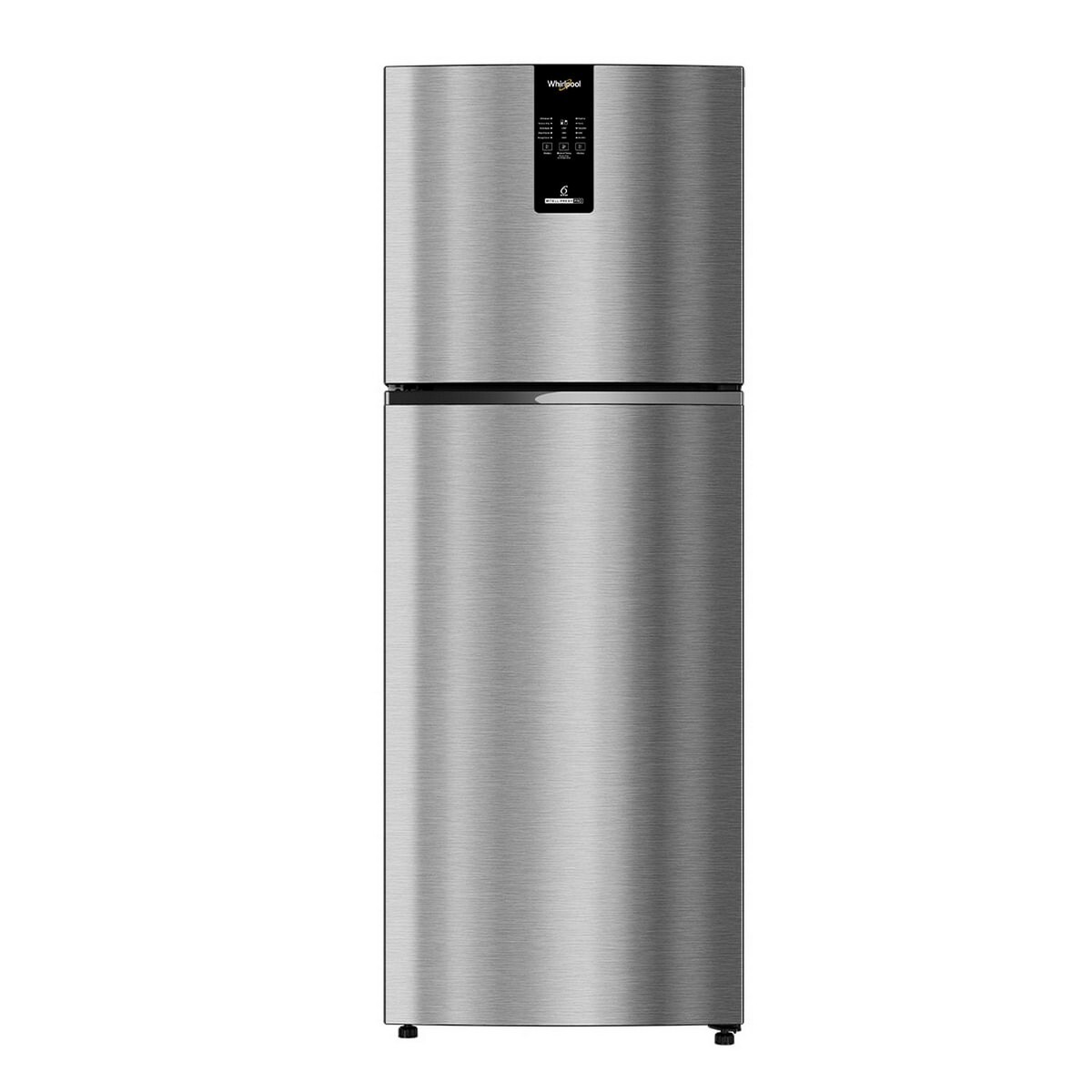 Whirlpool Intellifresh Pro 308L Convertible Frost Free Double-Door Refrigerator Cnv375 Illusia Steel