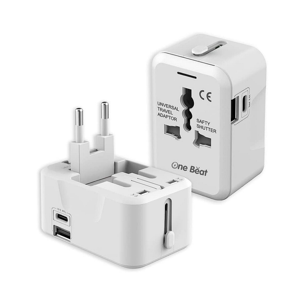 One Beat All In 1 Travel Adaptor 201000-C)