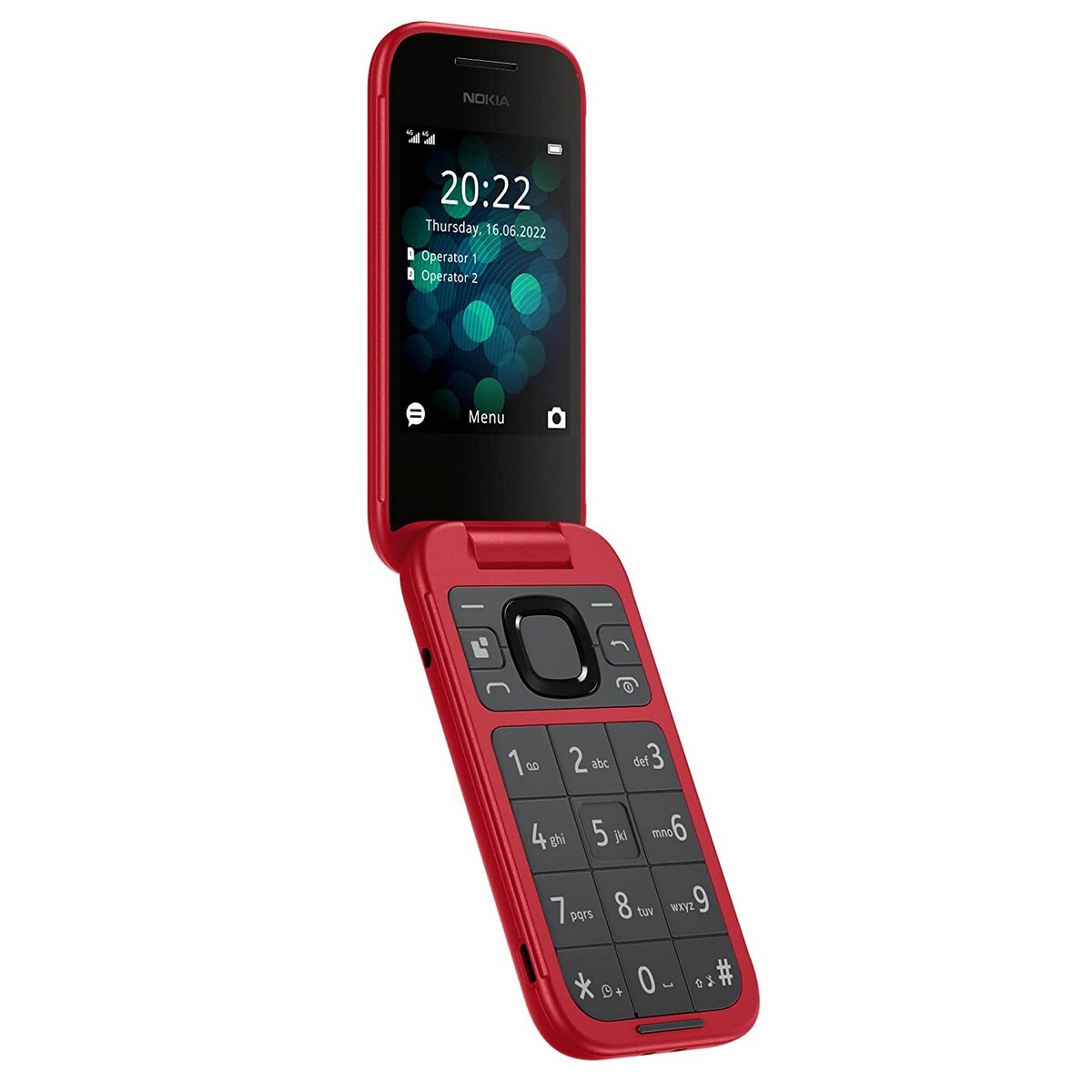 Nokia Mobile Phone 2660 Flip DS Red