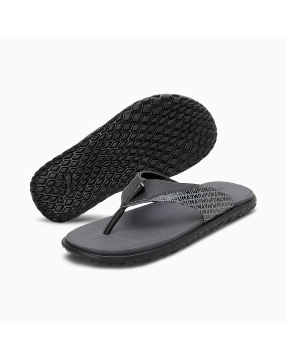 Puma Mens Synthetic black Slip On Sandals