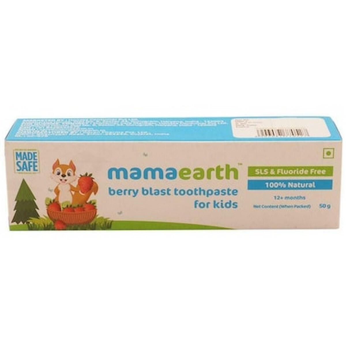Mamaearth Tooth Paste Kids Natural Berry Blast 50G