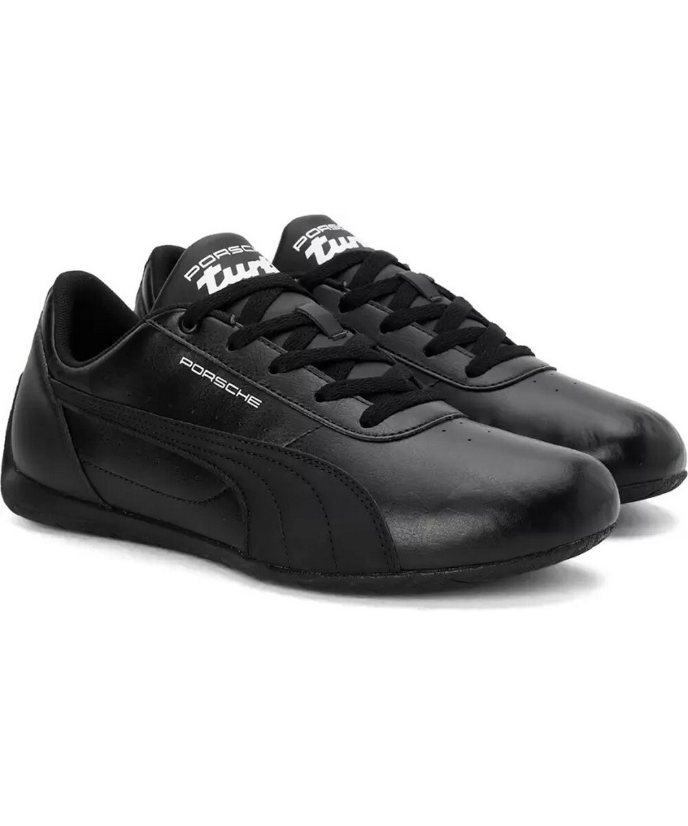 Puma Mens Synthetic Black Lace-Up Sports Shoe