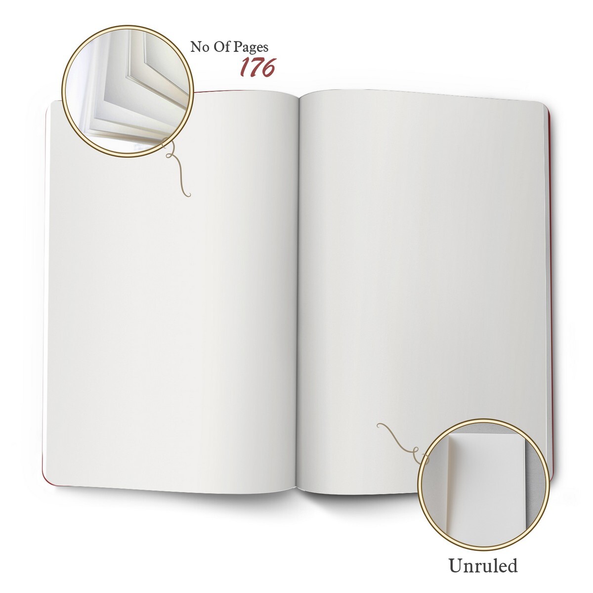 Classmate Paper Kraft ColA5 Diary Unruled 176P-52024 Assorted Colour & Design