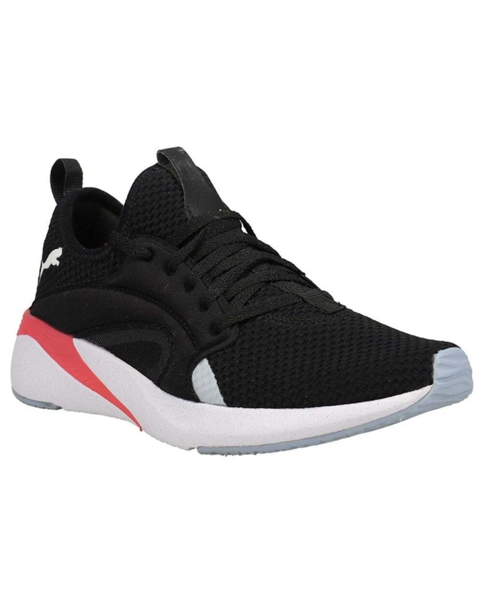 Puma Ladies Synthetic Black Lace Up Sports Shoes