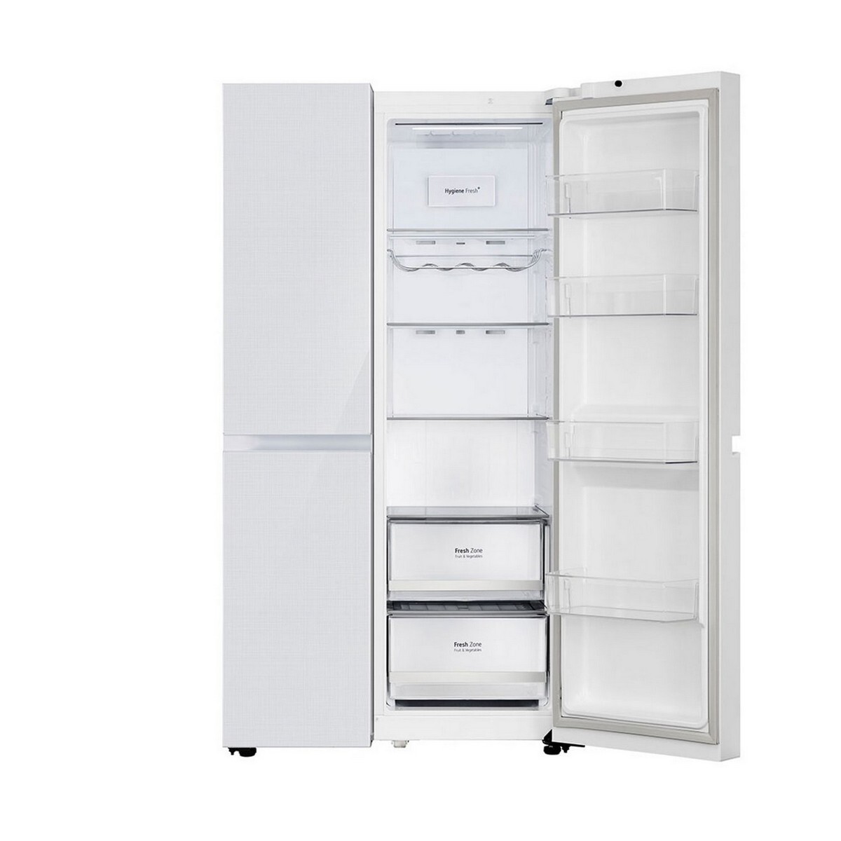 LG Side By Side Refrigerator GL-B257DLWX 655L Linen White