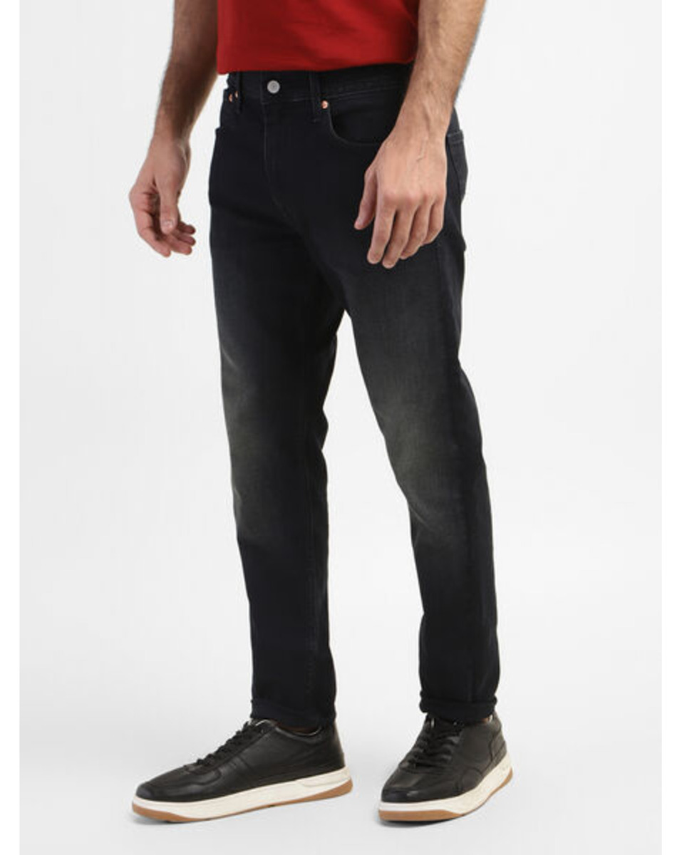 Levis Mens Solid Deepest Blue Slim Fit  Jeans