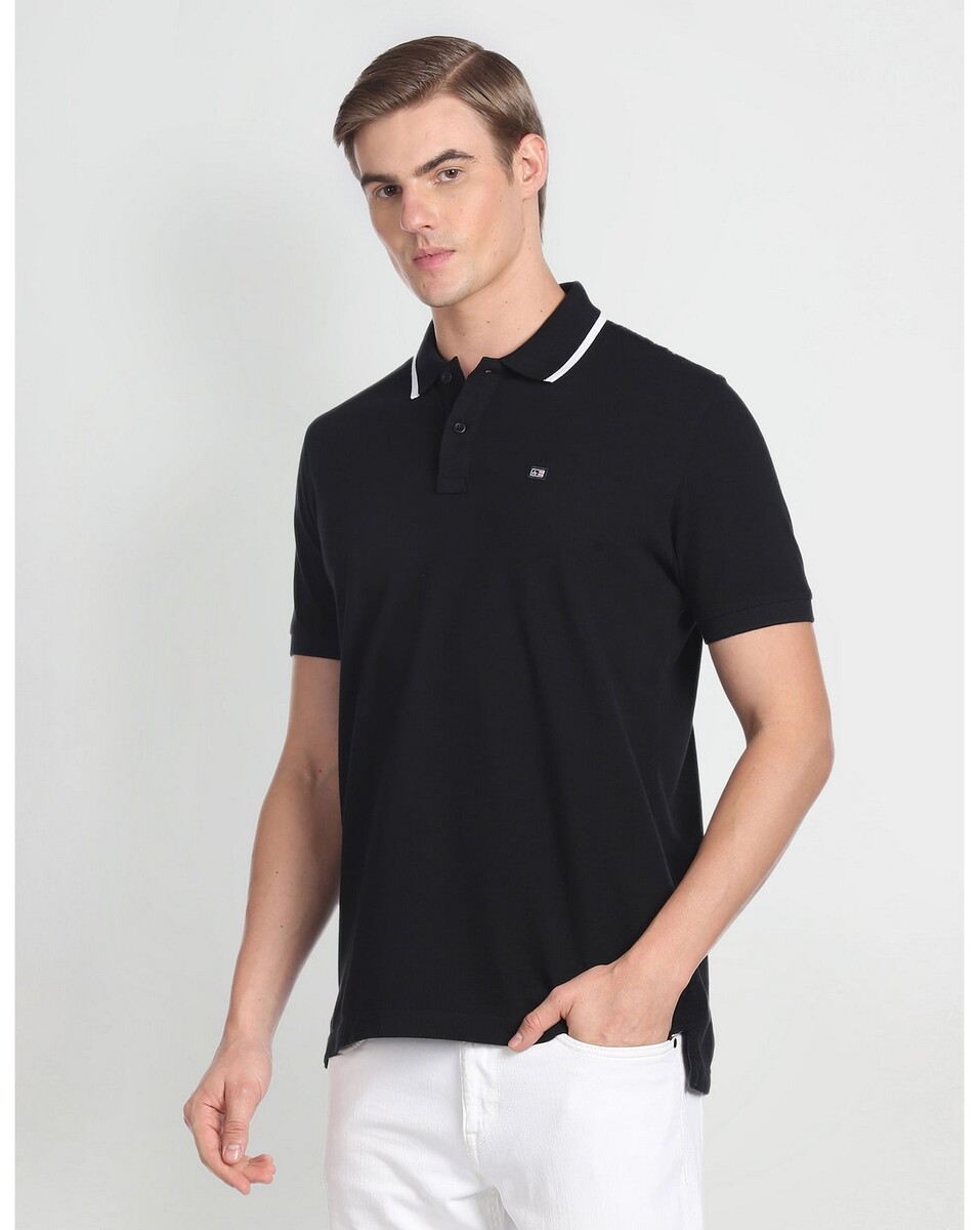 Arrow Sport Mens Regular Fit Short Sleeves Solid Casual Shirt
