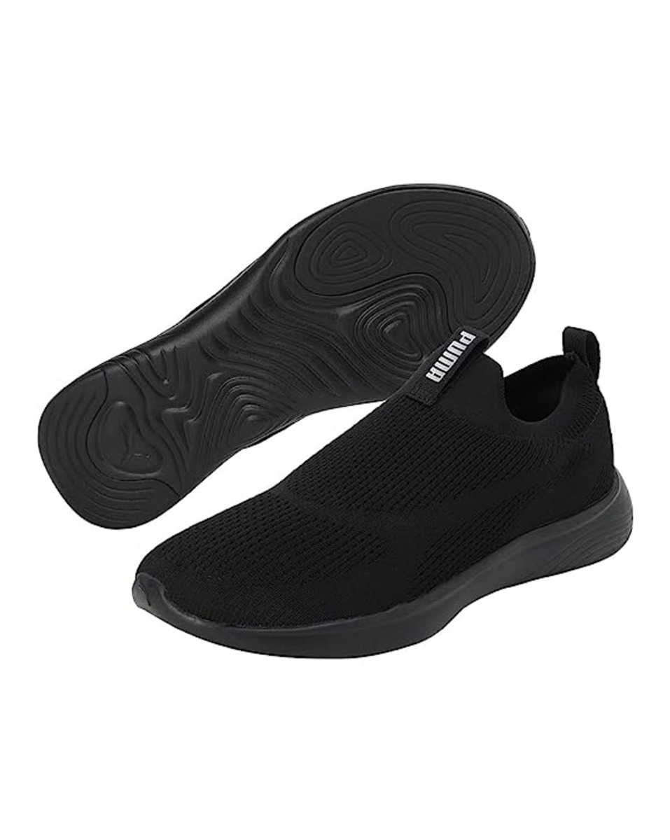 Puma Mens Textile Black Slip-on sports shoes