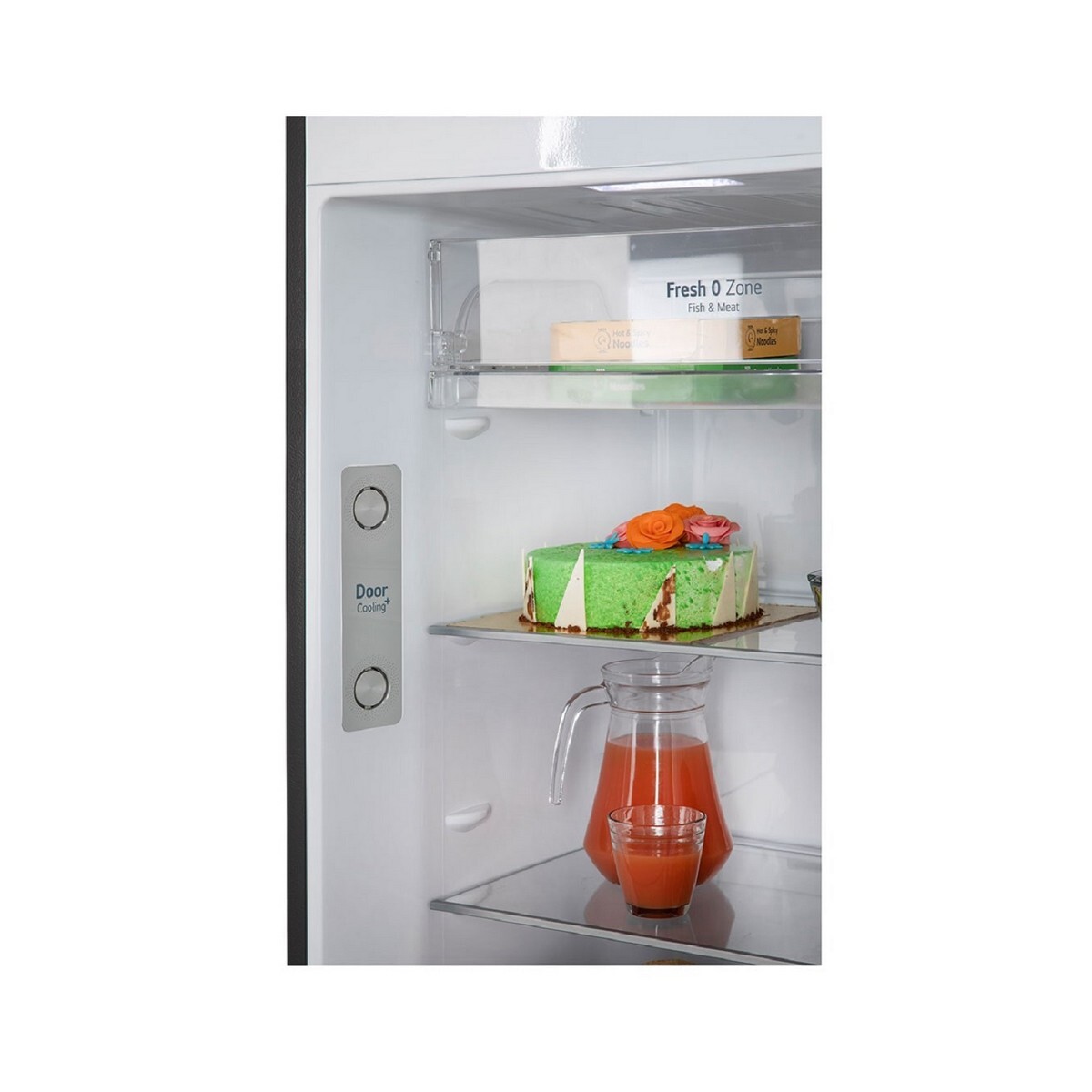 LG  Frost Free Double Door Refrigerator GL-T412VESX 380L Ebony Sheen