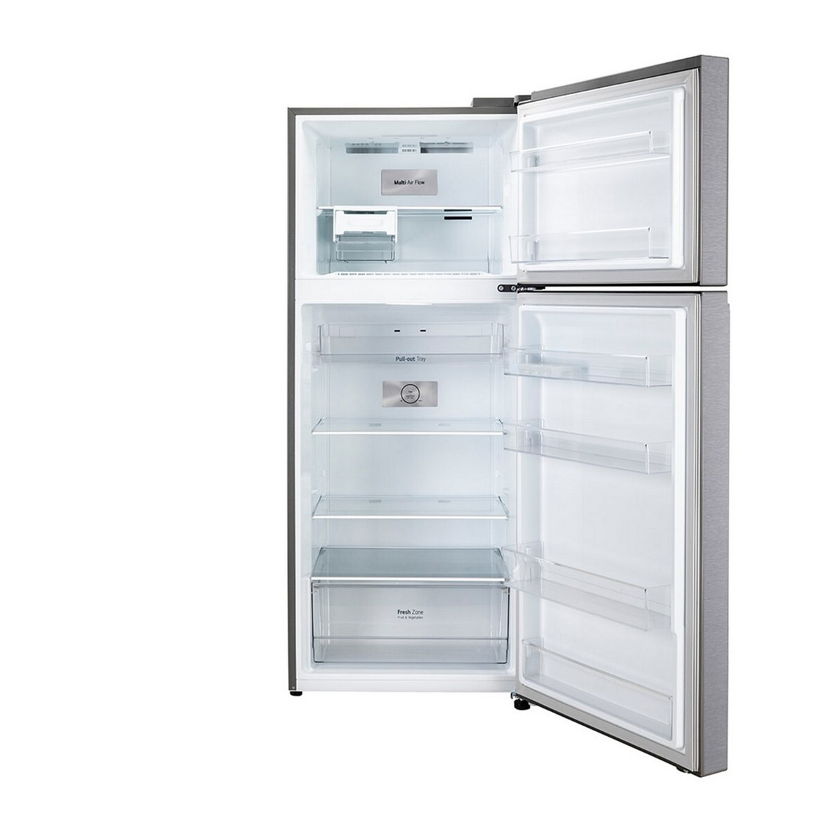 LG Frost Free Double Door Refrigerator GL-N412SDSY 380L Dazzle Steel