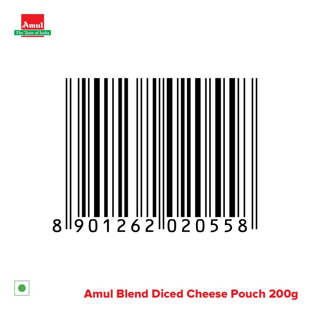 Amul Diced Cheese Blend 200g