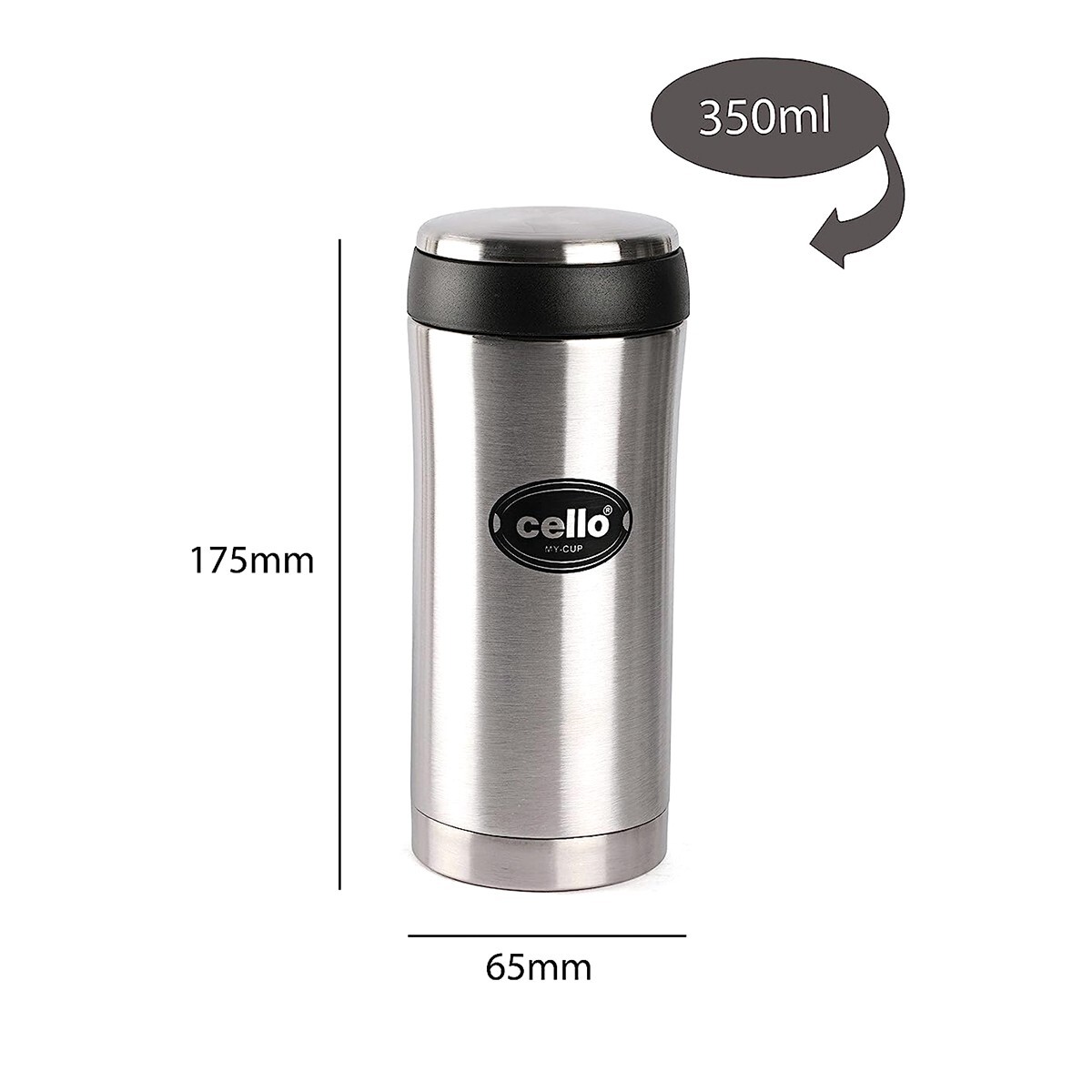 Cello Stainless steel Mycup Flask 350ml