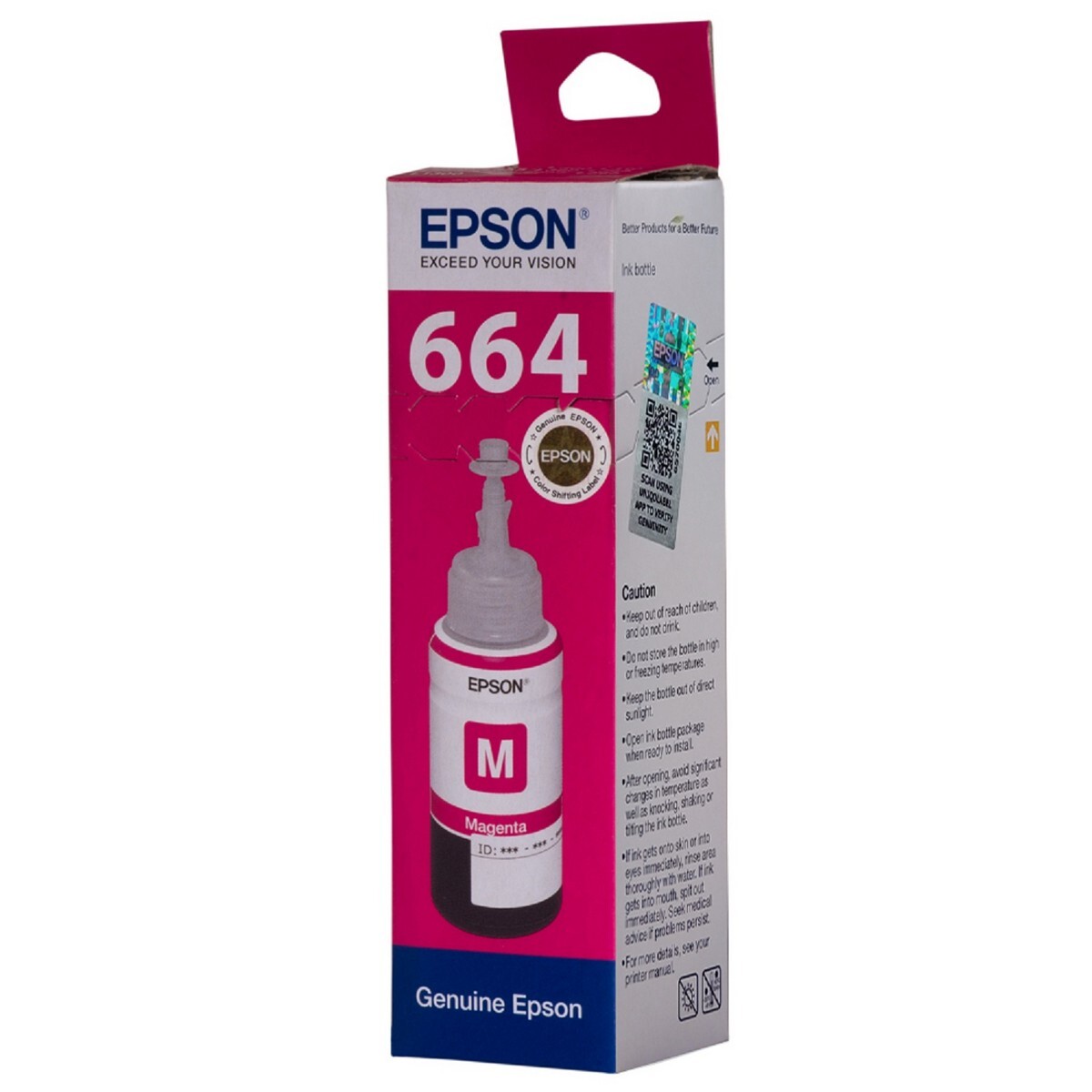 Epson Ink Bottle C13T664398 Magenta