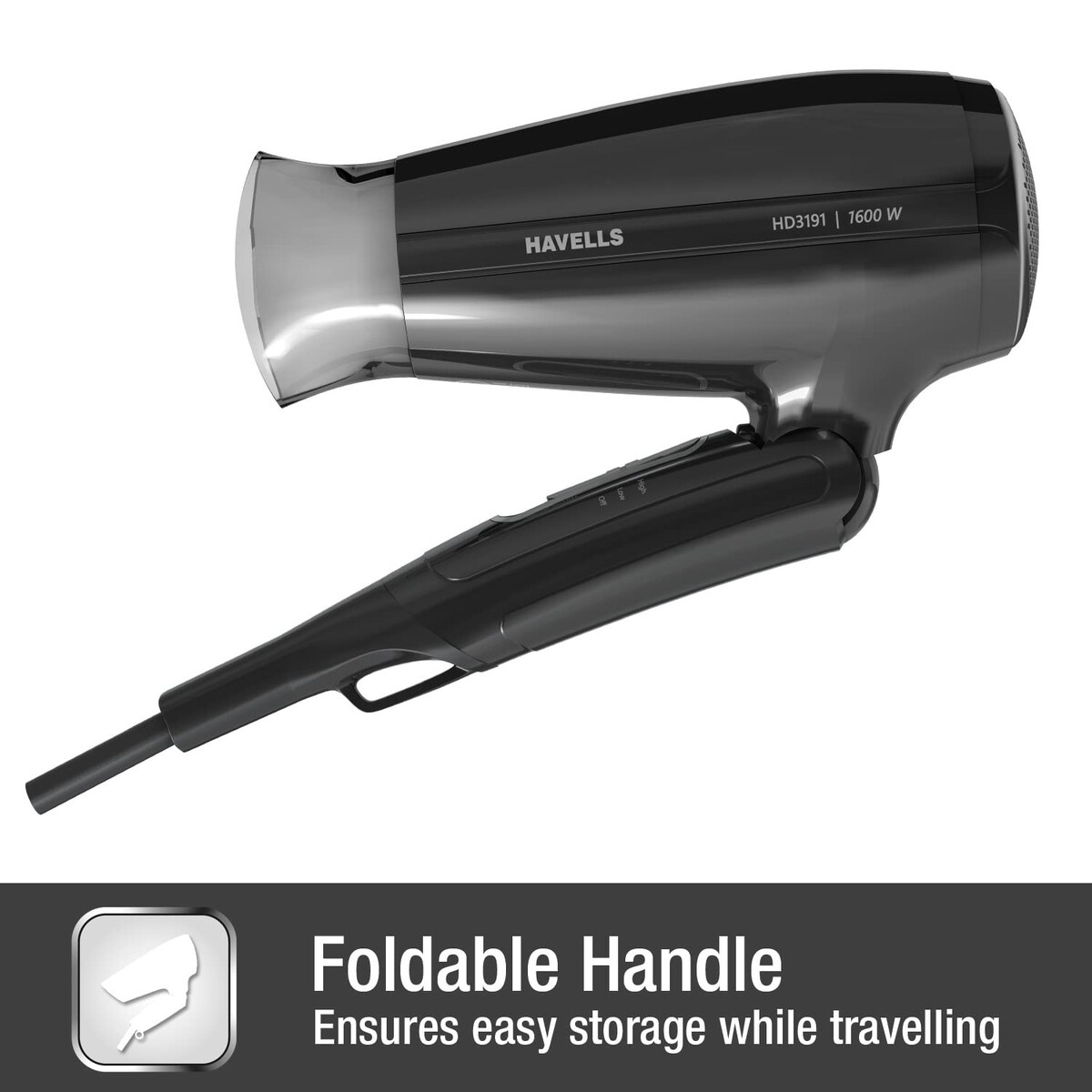 Havells Foldable Hair Dryer HD3191 1600W