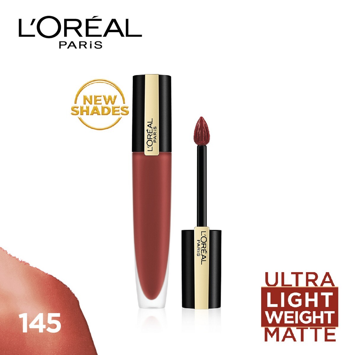 L'Oreal Paris Rouge Signature Matte Liquid Lipstick, 145 I Convince