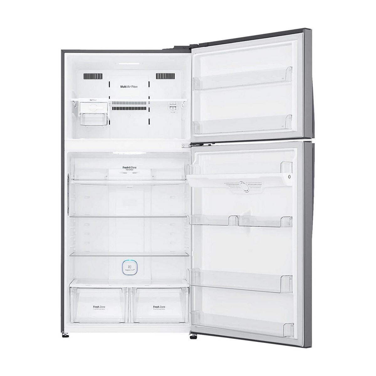 LG Frost Free Double Door Refrigerator GR-H812HLHM 592 L Platinum Silver