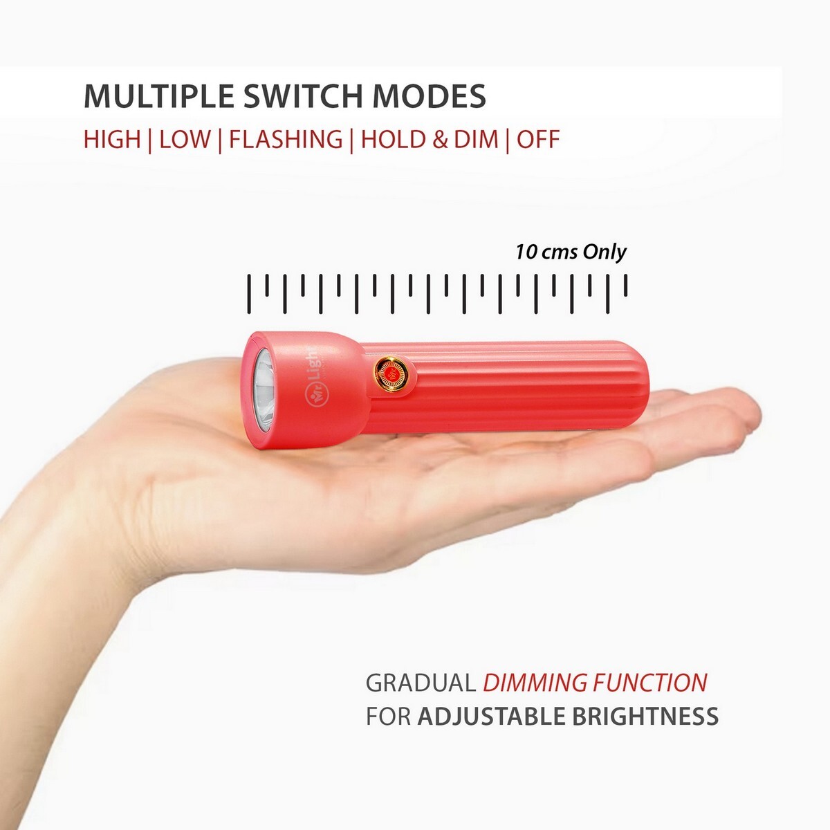 Mr Light Led Rechargeable Pocket Flashlight Torch MR GD001