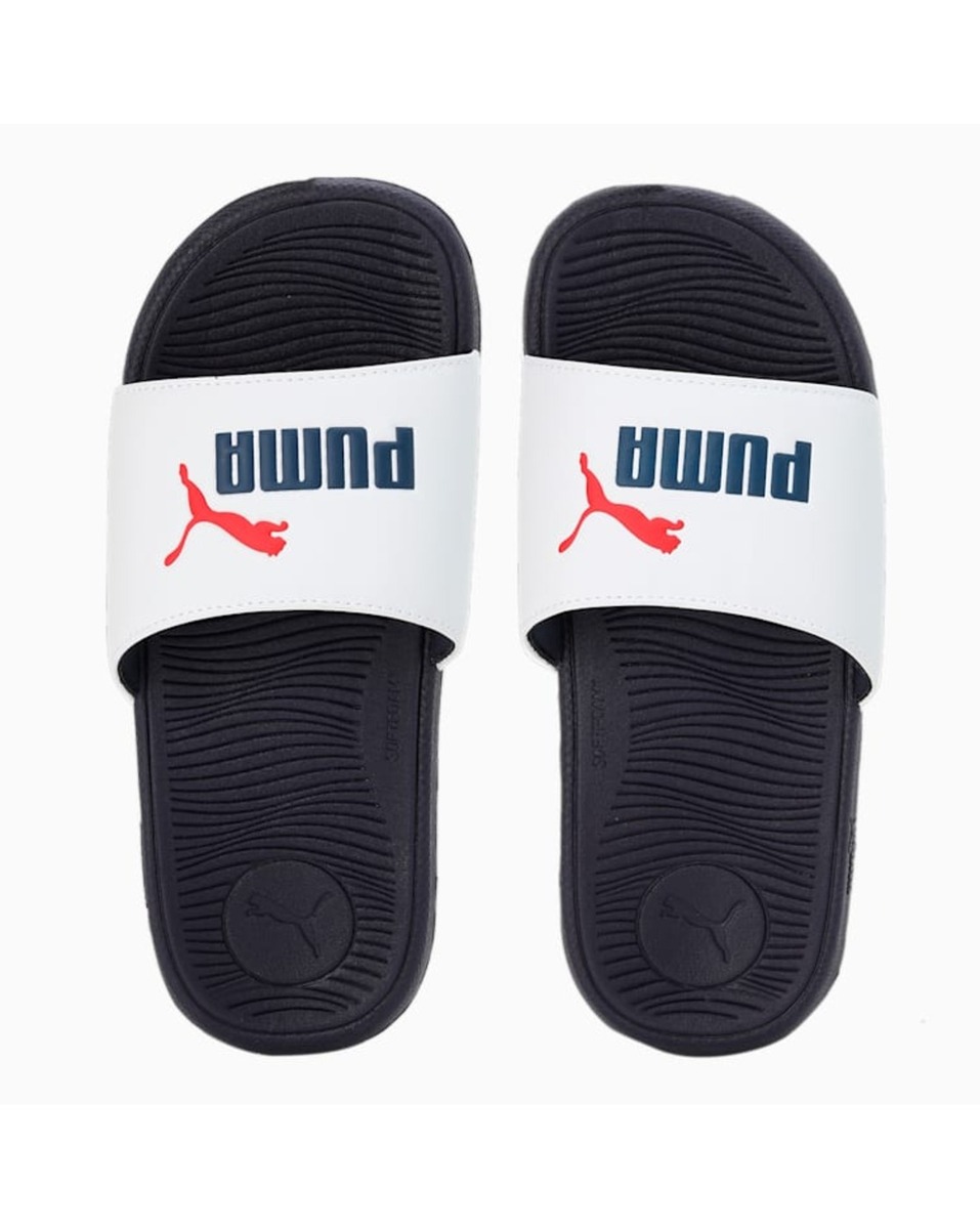 Puma Ladies Synthetic White Slip On Sandals