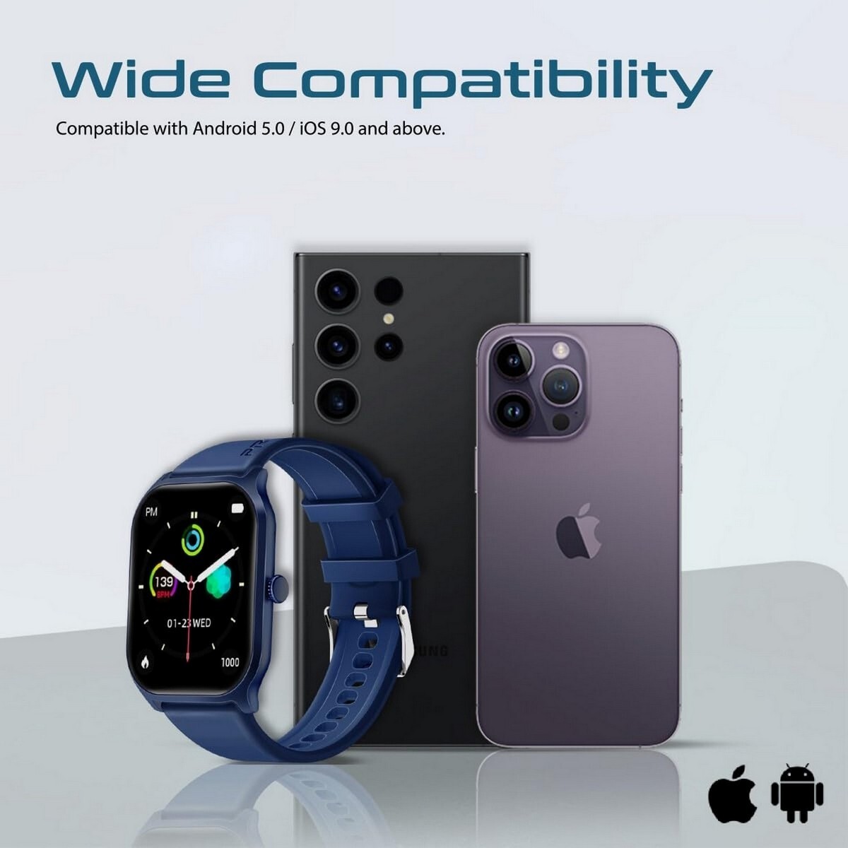 Promate Xwatch-B2 Smart Watch Blue